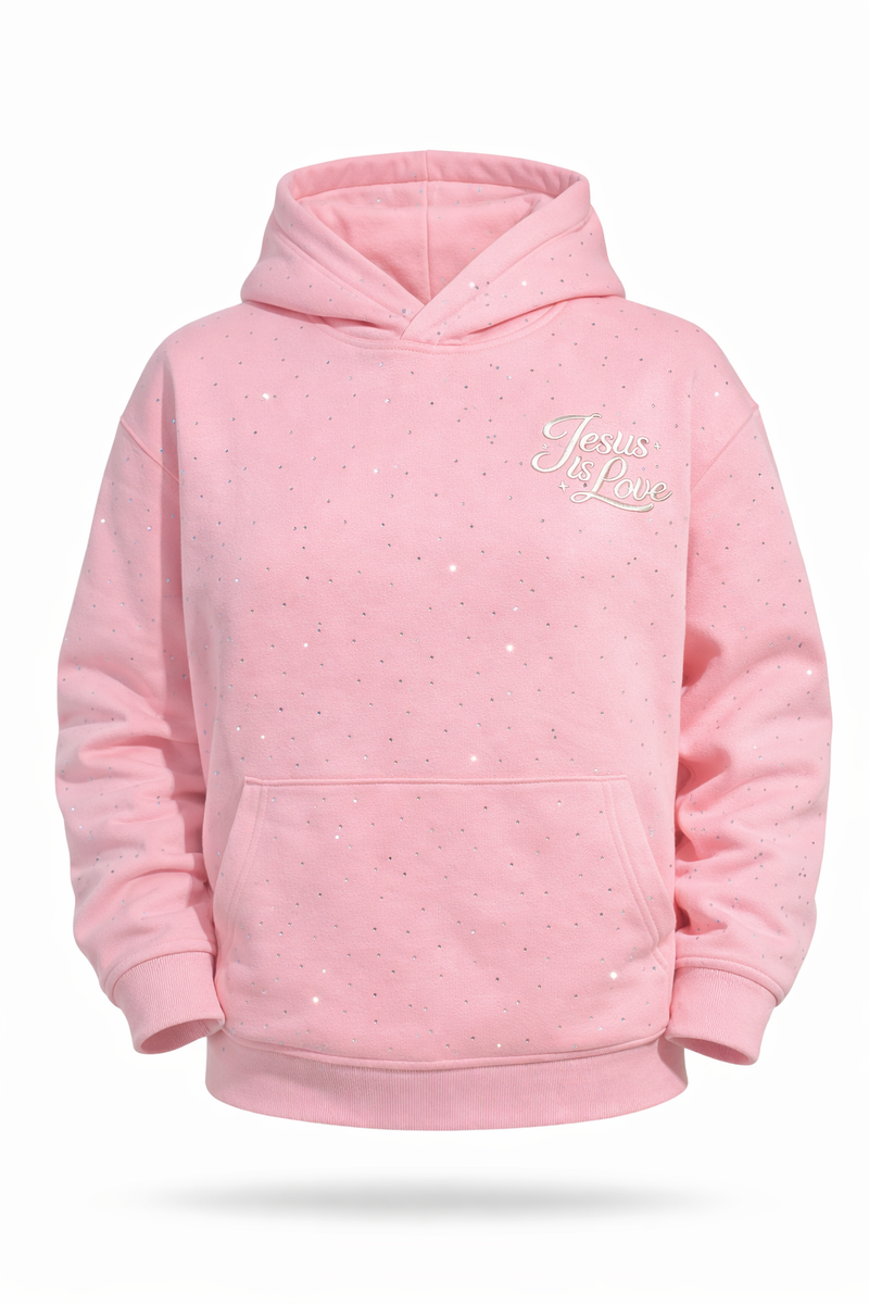 JESUS IS LOVE - RHINESTONES