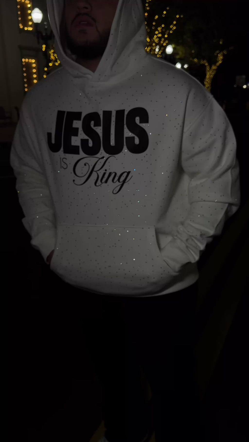 JESUS IS KING (WITH RHINESTONES)